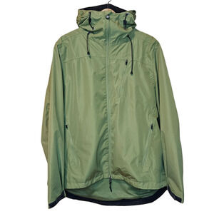 Aero Tech Designs Men’s Cycling Jacket Hooded Windbreaker Mesh Lined Green 4XL